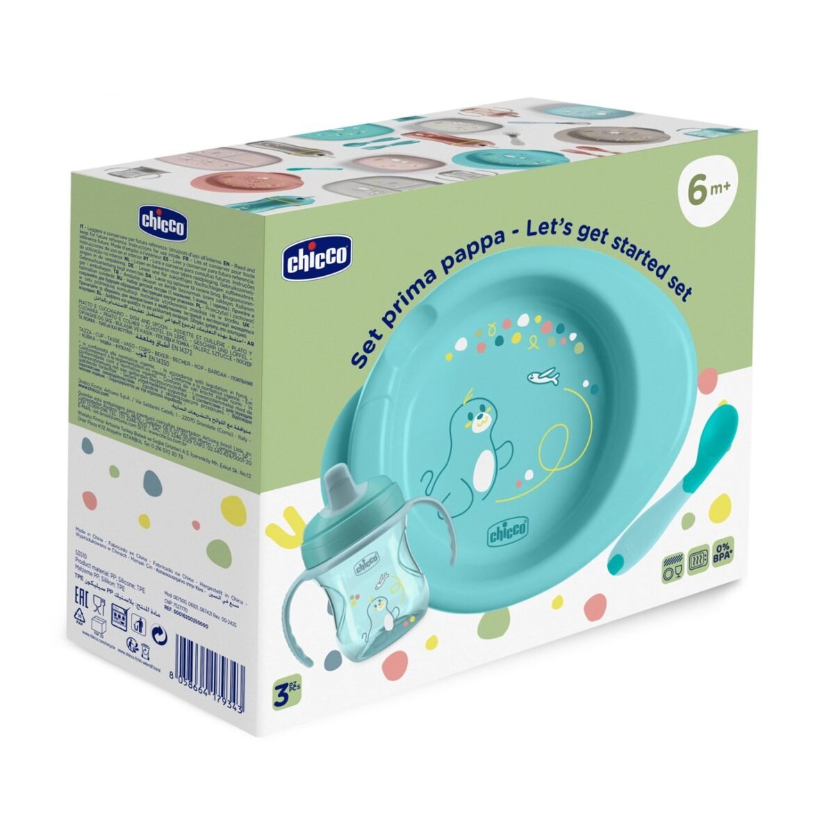 Chicco Coffret Repas bleu