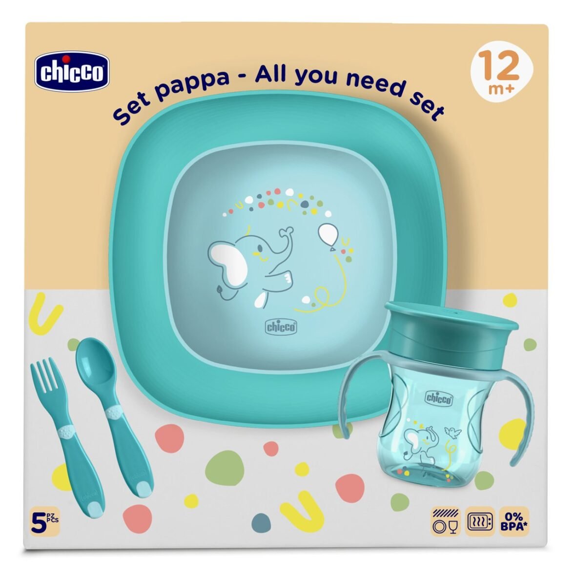 Coffret repas bleu – Chicco