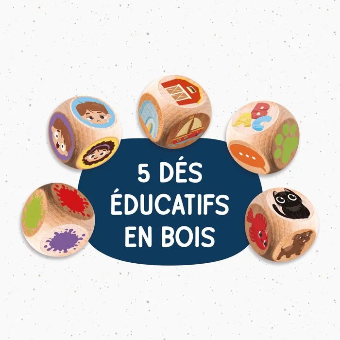 Feutre Effaçable et Dés en Bois – Silhouettes et Activités