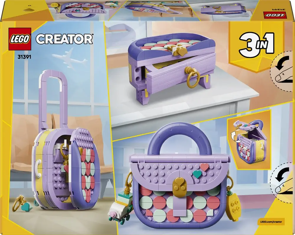 Lego Creator 31391 sac fashion avec rangement.