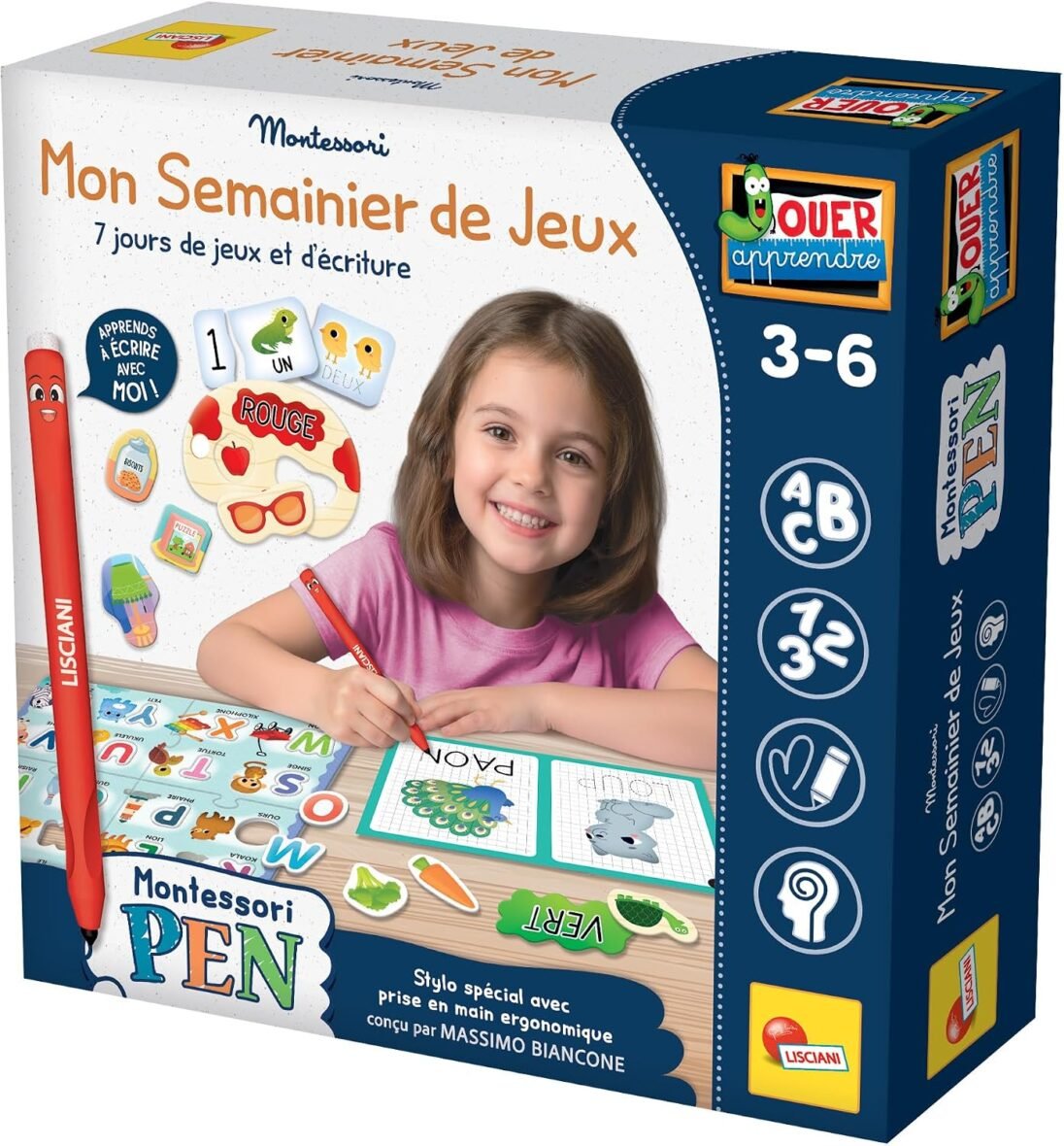 Montessori pen mon semainier de Jeux –  Lisciani