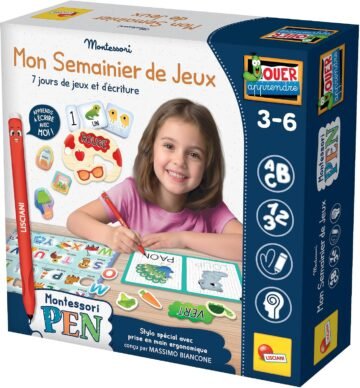 Lisciani - Montessori Pen - Mon Semainier de Jeux