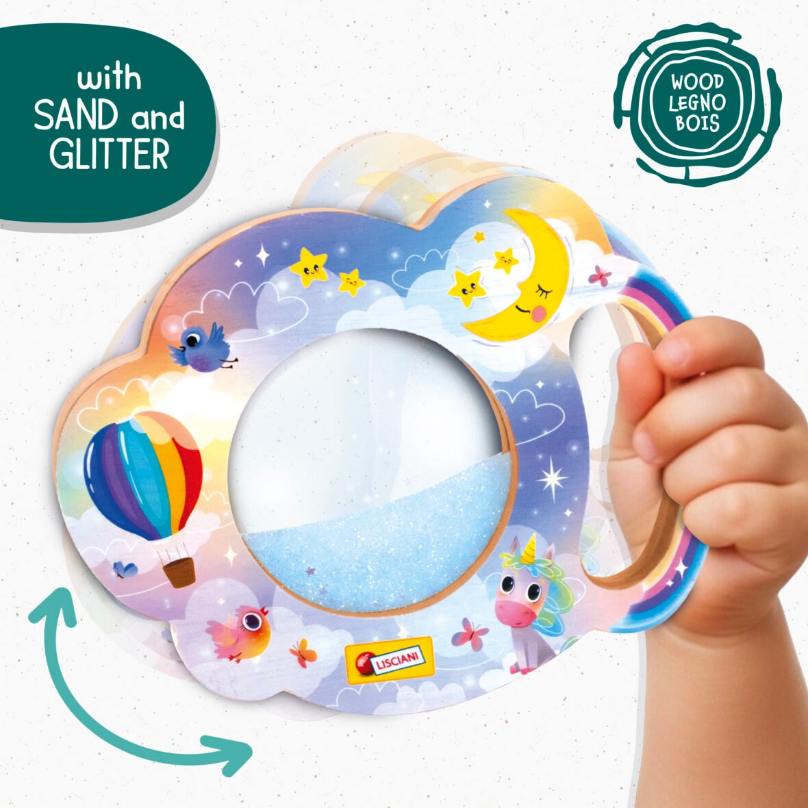 Nuage Sensoriel avec Sable et Paillettes