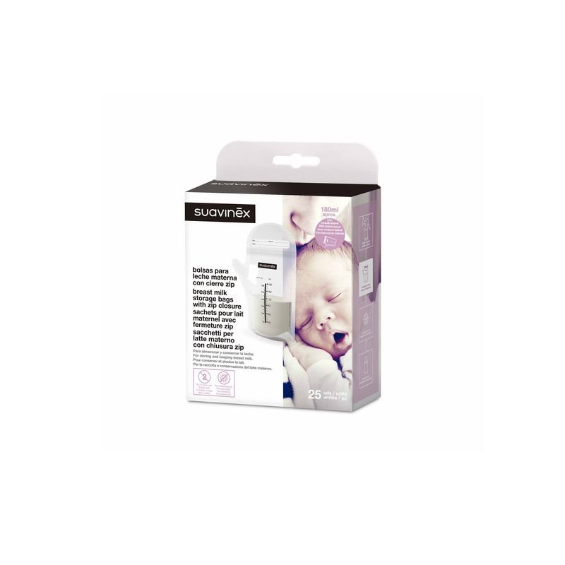 Sachets pour lait maternel X25 – Suavinex