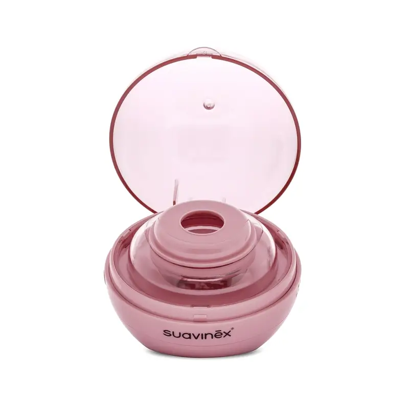 Stérilisateur de tétines portable rose – Suavinex