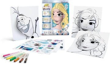 Coffret de Coloriage en Relief – Pops La Reine des Neiges – Crayola