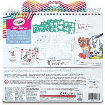 Carnet de Dessin – Creations Animaux et Mode – Crayola