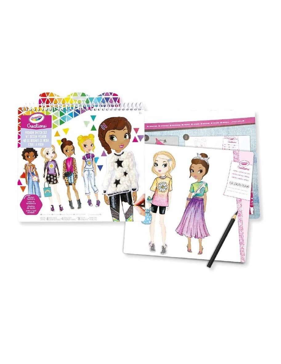 Carnet de Dessin de Mode – Creations I Love Fashion – Crayola