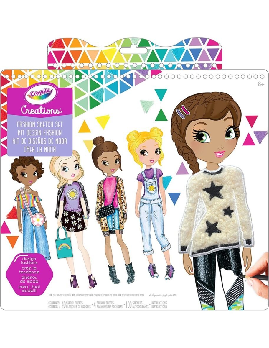 Carnet de Dessin de Mode – Creations I Love Fashion – Crayola