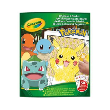 Album de Coloriage et Autocollants – Pokémon – Crayola
