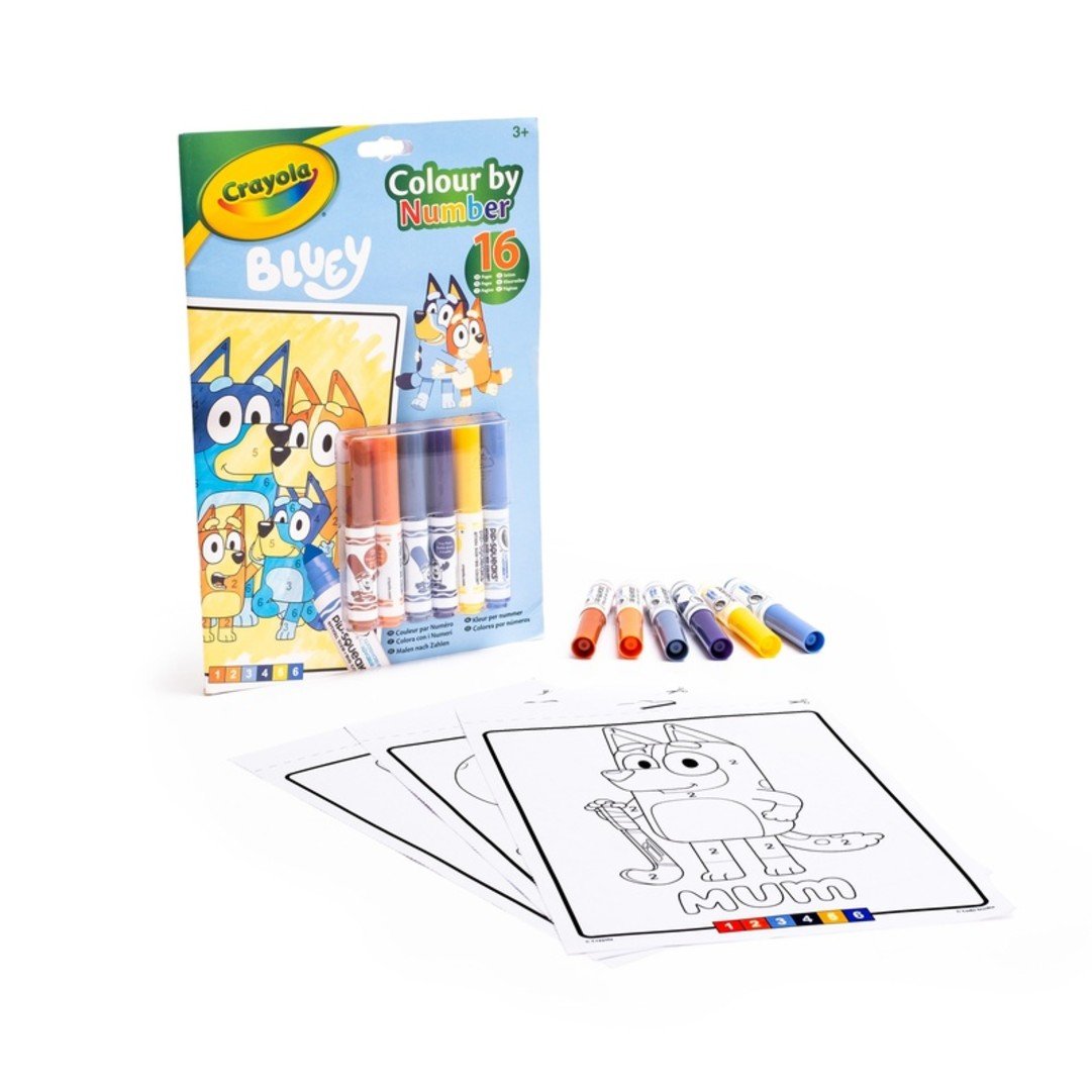 Coloriage par Numéros – Bluey – Crayola