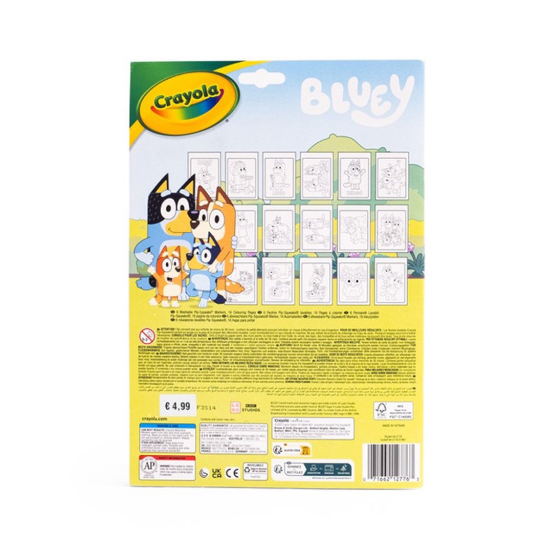 Coloriage par Numéros – Bluey – Crayola