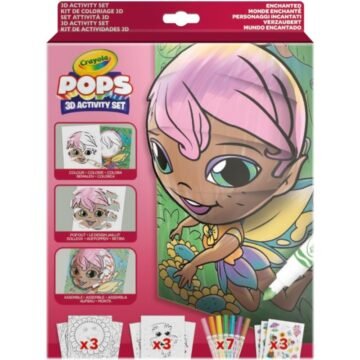 Coffret de Coloriage en Relief – Pops Monde Enchanté – Crayola