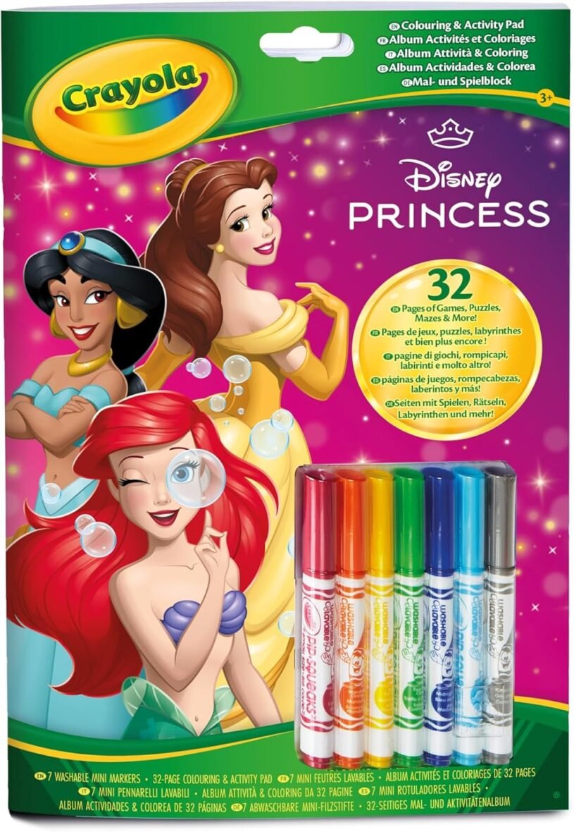 Album de Coloriage et Activités – Princesses Disney – Crayola