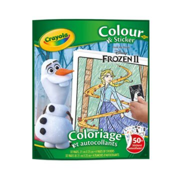 Album de Coloriage et Autocollants – La Reine des Neiges 2 – Crayola