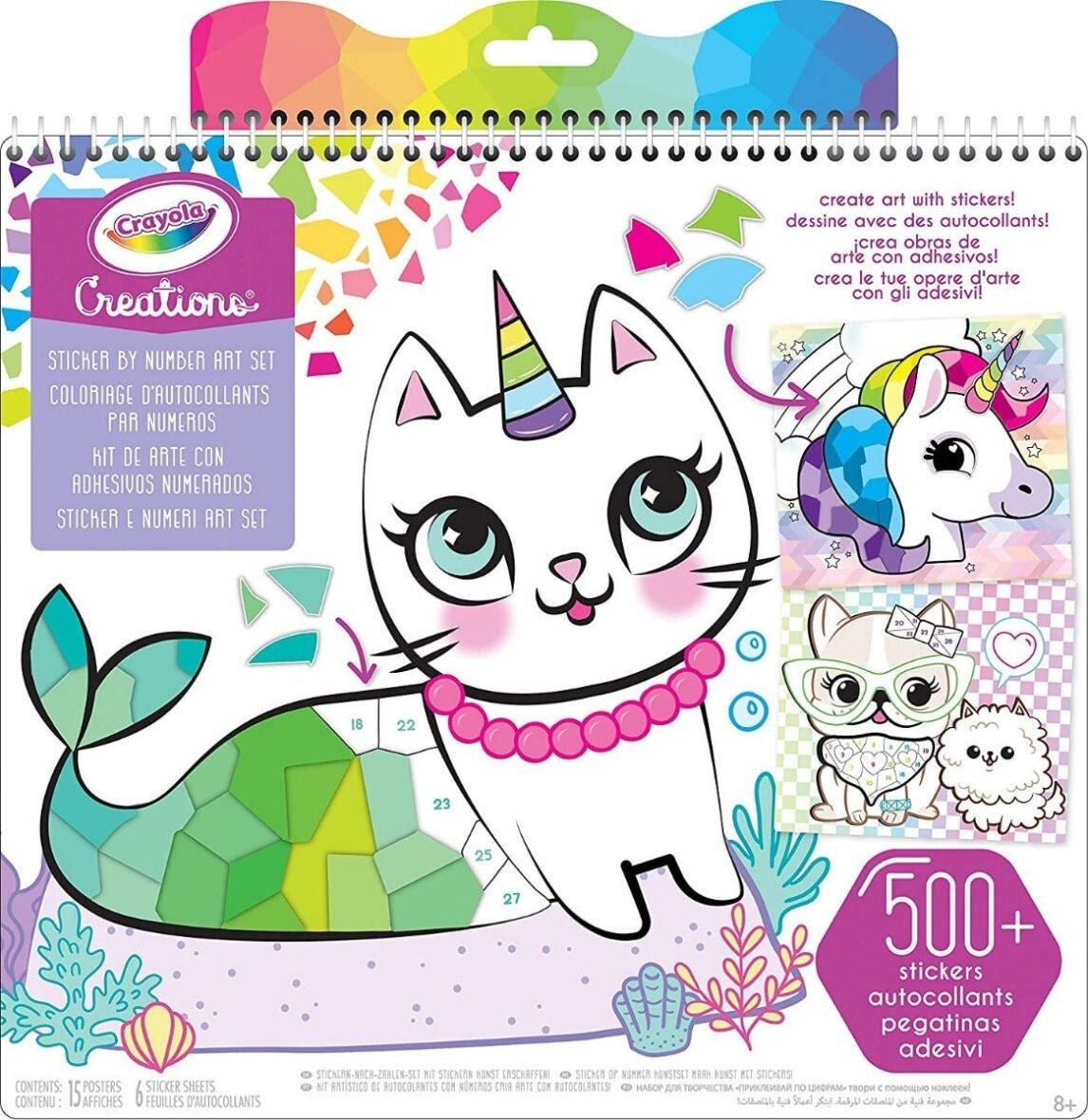 Album d’Autocollants par Numéros – Creations – Crayola