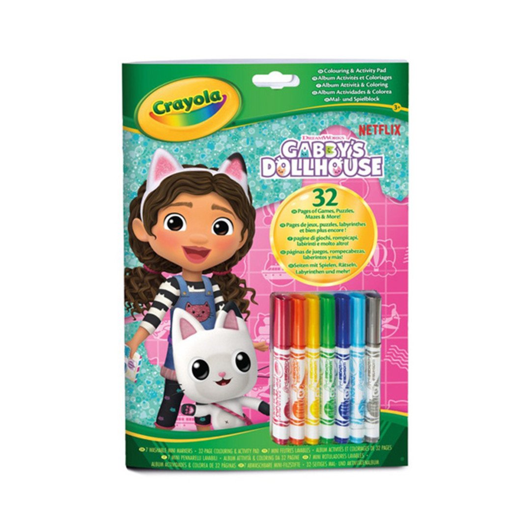 Album de Coloriage et Activités – Gabby et la Maison Magique – Crayola