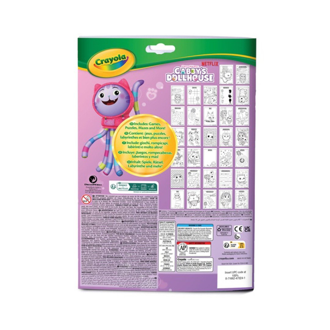 Album de Coloriage et Activités – Gabby et la Maison Magique – Crayola