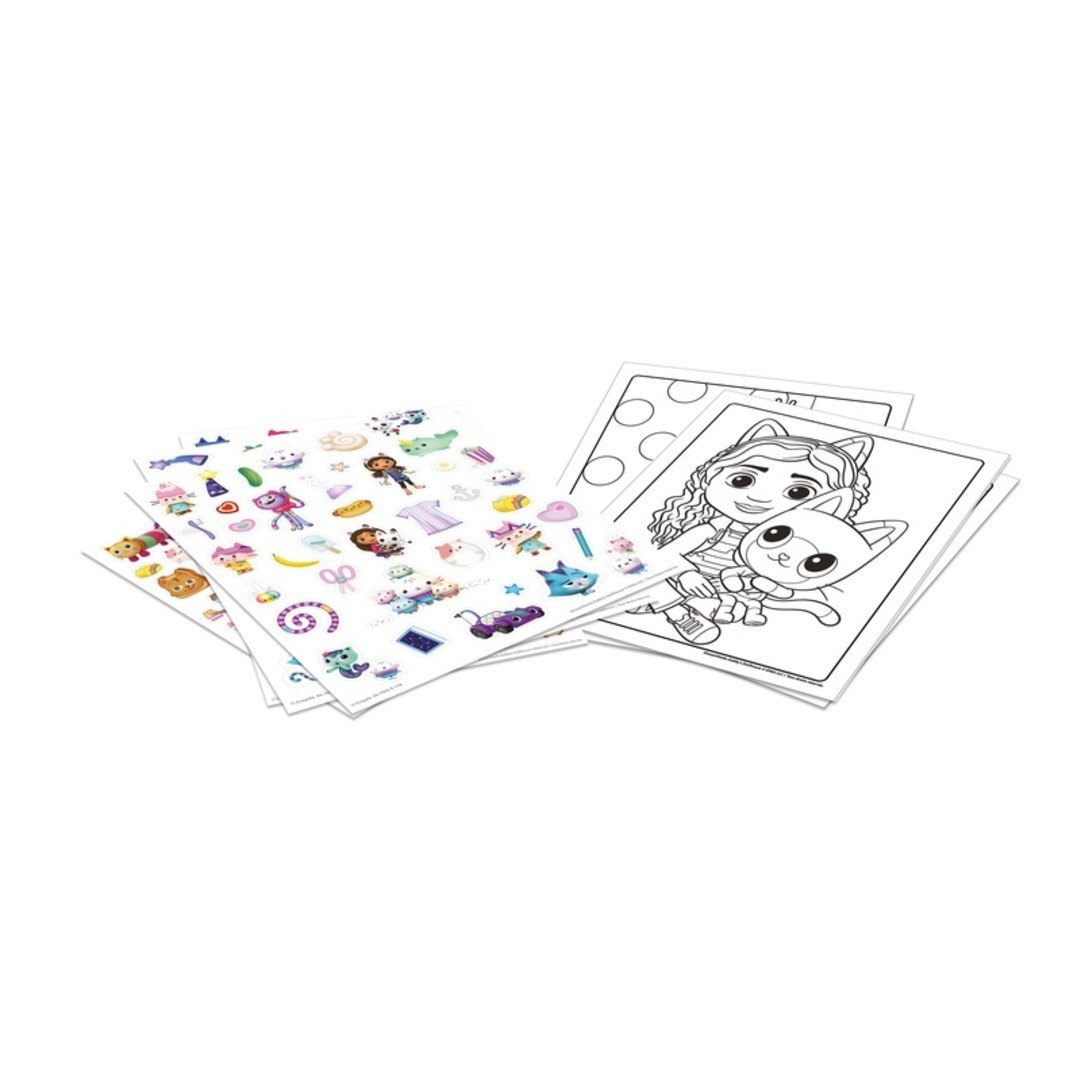 Album de Coloriage et Autocollants – Gabby et la Maison Magique – Crayola