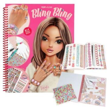Livre Créatif Bling Bling – Bijoux à Fabriquer – TOPModel