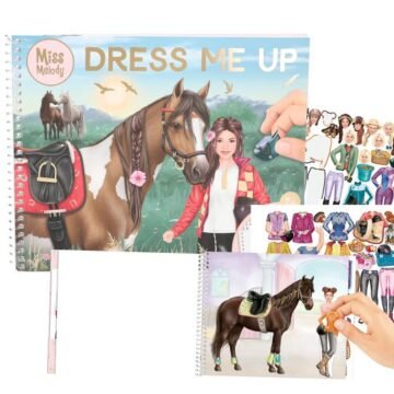 Grand Album d’Autocollants Dress Me Up – Miss Melody
