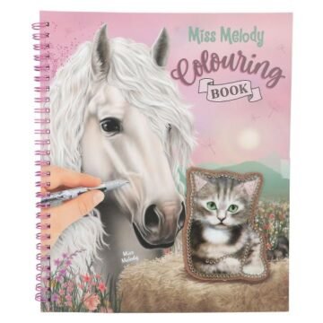 Livre de Coloriage avec Paillettes – Miss Melody