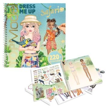 Album d’Autocollants Dress Me Up – Safari – TOPModel