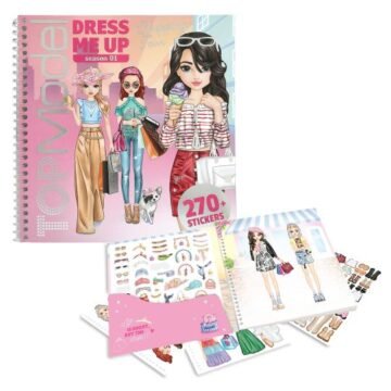 Album d’Autocollants Dress Me Up – Shopping Tour – TOPModel