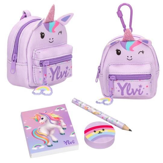 Mini Sac à Dos Licorne avec Papeterie – Ylvi