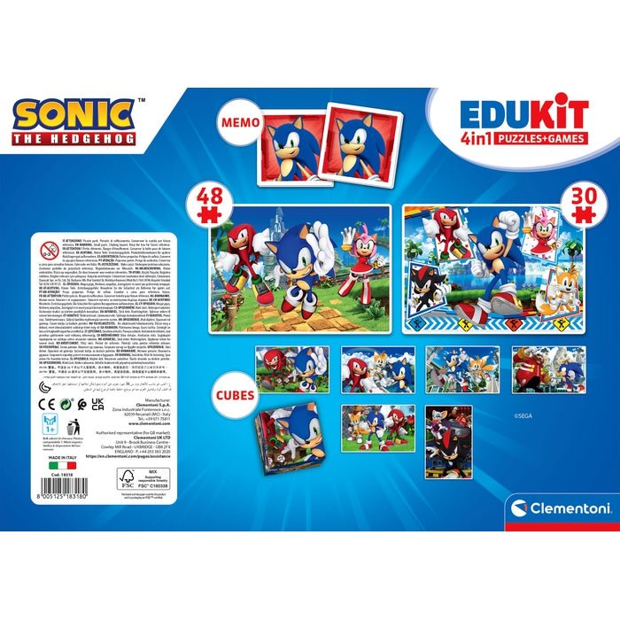 Clementoni Edukit 4 en 1 Sonic
