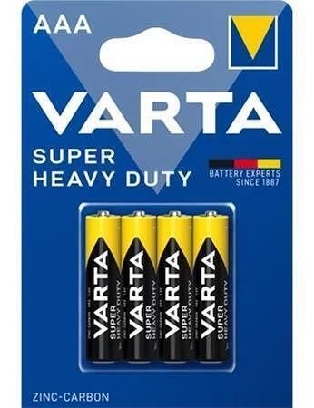Piles AAA – Superlife R03 Lot de 4 – Varta