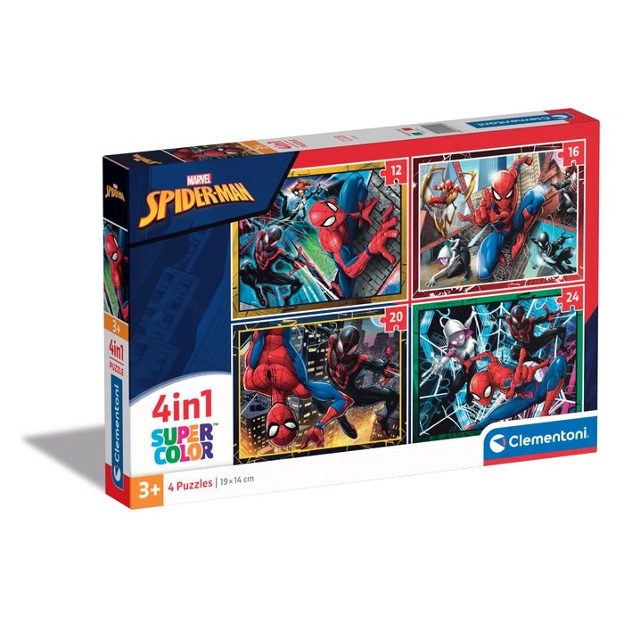 Clementoni Supercolor Puzzle Spider-Man 2×20 + 2×60 pièces (4 en 1)