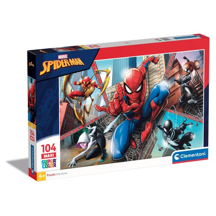 Puzzle Maxi Spider-Man 104 pièces – Clementoni Supercolor