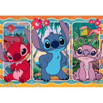 Clementoni Supercolor Puzzle Maxi Disney Stitch – 24 pièces
