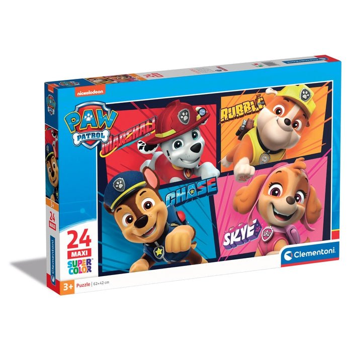 Clementoni Paw Patrol Supercolor Puzzle Maxi 24 pièces