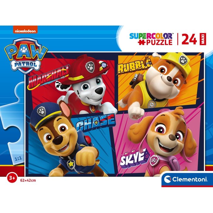 Clementoni Paw Patrol Supercolor Puzzle Maxi 24 pièces