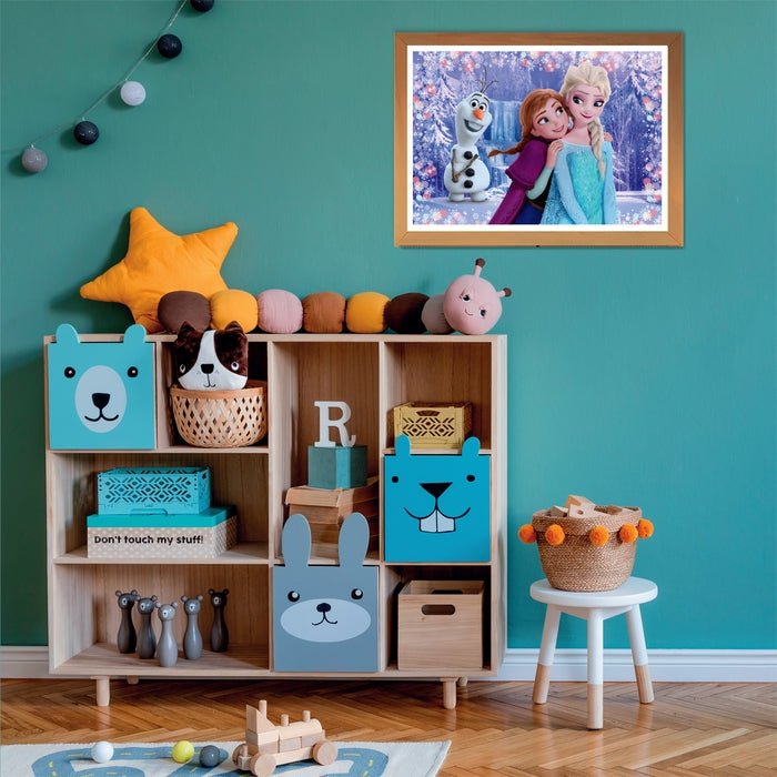 Clementoni SuperColor Puzzle 2×20 pièces – La Reine des Neiges (Disney Frozen)