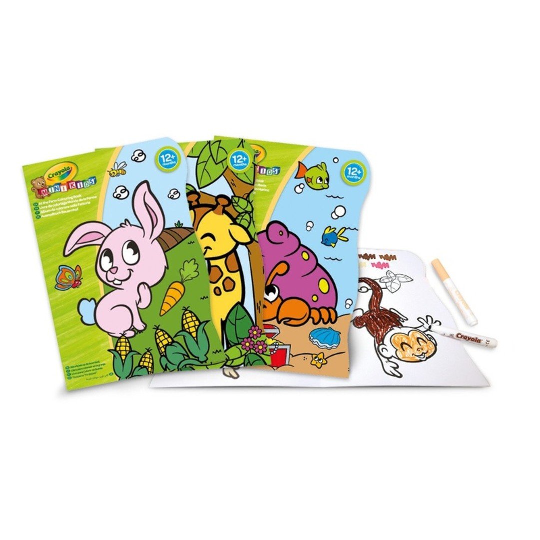 Album de Coloriage 16 Pages – Mini Kids Animaux Assortis – Crayola