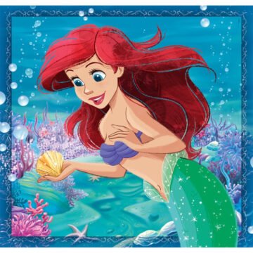 Clementoni Supercolor Puzzle Princesses Disney 3×48 pièces