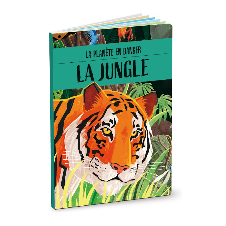 La Jungle – La Planète en Danger – Livre et Puzzle 220 Pièces – Sassi Junior