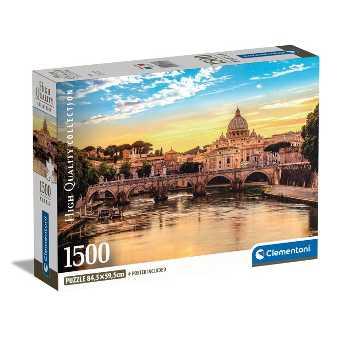 Clementoni – Rome – Puzzle 1500 pièces (Compact Collection)
