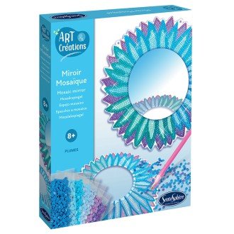 Miroir Mosaïque Plumes à Diamanter – Sentosphère