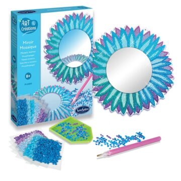 Miroir Mosaïque Plumes à Diamanter – Sentosphère