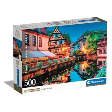 Clementoni Puzzle 500 pièces – Strasbourg (High Quality Collection)