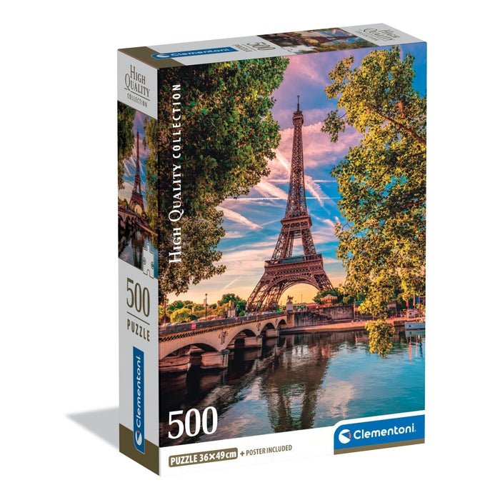 Puzzle 500 pièces Along the Seine – Clementoni