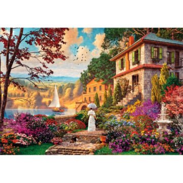 Clementoni – Puzzle 500 pièces Compact – Victorian Promenade