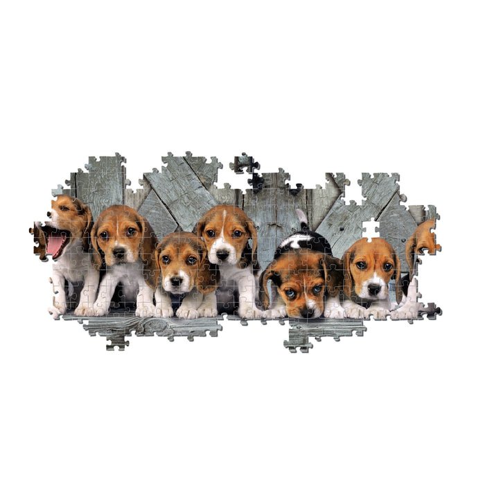 Puzzle 1000 pièces Panorama – Beagles