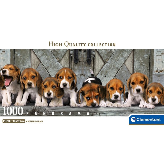 Puzzle 1000 pièces Panorama – Beagles