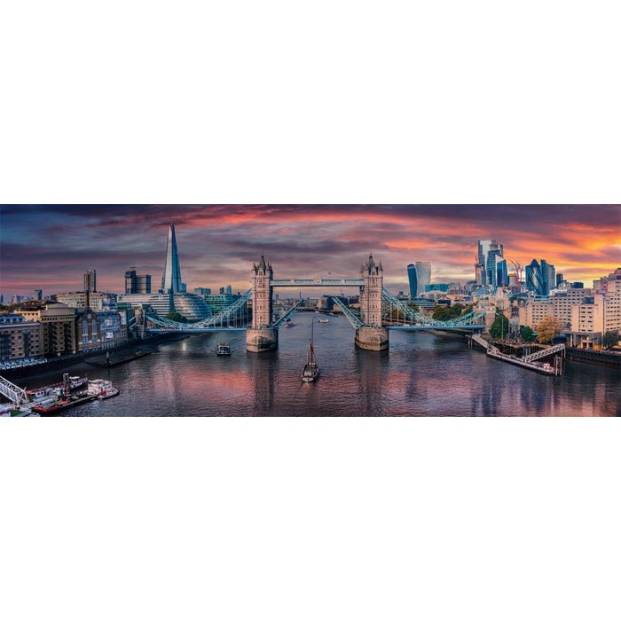Clementoni Puzzle 1000 pièces Across the River – Panorama Tower Bridge Londres