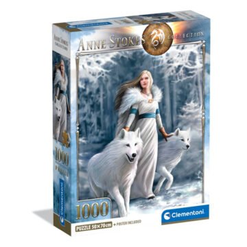 Clementoni – Puzzle 1000 pièces Anne Stokes Legendary Companions – High Quality Collection